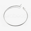 316 Surgical Stainless Steel Hoop Earrings Findings STAS-I097-050A-3