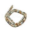 Natural Flower Amazonite Beads Strands G-P575-B43-4x2mm-3