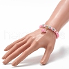 Handmade Polymer Clay Beads Stretch Bracelets BJEW-JB06552-3