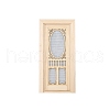 DIY Miniature Hollowed Screen Door Micro Landscape Dollhouse Accessories PW-WGF5B87-01-5