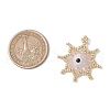 Glass Seed Beaded Star Pendants PALLOY-MZ00624-01-2