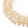 Transparent Baking Paint Glass Beads Strands X1-DGLA-A034-T4mm-D02-3