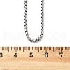 Non-Tarnish 304 Stainless Steel Rolo Chain Necklaces NJEW-L047-02B-P-2