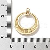 Brass Micro Pave Clear Cubic Zirconia Pendants KK-M275-57G-3