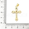 Brass Micro Pave Cubic Zirconia Pendants KK-D317-108G-3