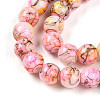 Baking Painted Glass Beads Strands X1-DGLA-N003-8mm-B02-4
