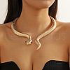 Alloy Rhinestone Choker Necklaces FS-WG9B8C3-02-2