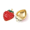 Brass Enamel Pendants KK-R224-14D-G-2
