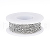 Tarnish Resistant 304 Stainless Steel Curb Chains CHS-G011-03P-01-2
