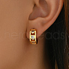 Elegant Heart Brass Cubic Zirconia Stud Earrings GX1194-2-3