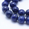 Natural Lapis Lazuli Beads Strands G-P342-01-12mm-AB-3