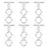 BENECREAT 6Pcs Pack Plating Brass Toggle Clasps KK-BC0013-84-1