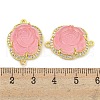 Rack Plating Brass Micro Pave Cubic Zirconia Link KK-M291-25C-3
