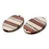 Wenge Wood & Sandalwood & White Ash Pendants WOOD-F013-02-3