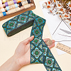 Polyester Jacquard Flower Ribbon for Garment Accessories OCOR-WH0097-24A-3
