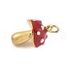 304 Stainless Steel Enamel Pendants STAS-M120-06A-G01-2