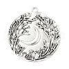 Tibetan Style Alloy Big Pendants TIBEP-F077-01D-1
