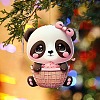Panda with Heart Acrylic Hanging Ornaments PW-WG5B31B-06-1