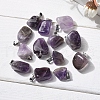 Natural AmethystPendants G-CJ0001-33C-6