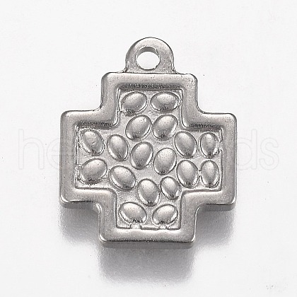 Tarnish Resistant 304 Stainless Steel Pendants STAS-Z012-25P-1