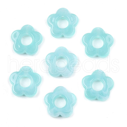 Gradient Color Transparent Acrylic Beads OACR-N137-49T-1