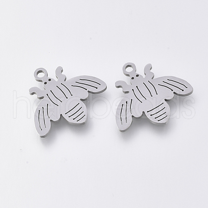 Tarnish Resistant 201 Stainless Steel Pendants STAS-S110-052P-1