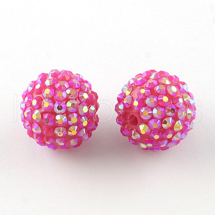 AB-Color Resin Rhinestone Beads RESI-S315-14x16-09-1