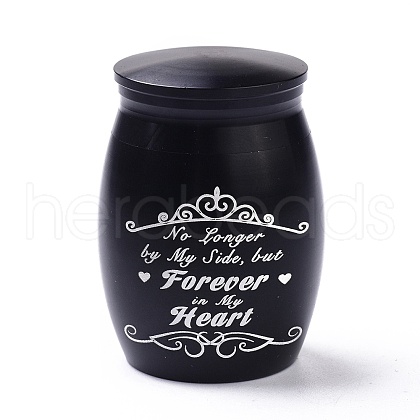 Alloy Cremation Urn AJEW-XCP0001-34-1