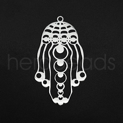 Non-Tarnish 201 Stainless Steel Pendants STAS-N090-JA707-1