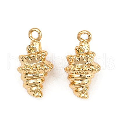 Ocean Theme Brass Charms KK-F902-07C-G-1