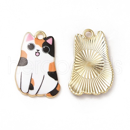 Alloy Enamel Pendants ENAM-M046-12G-A-1