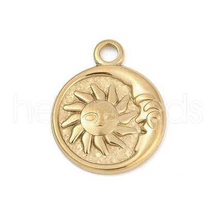 304 Stainless Steel Pendants STAS-D366-01G-G-1