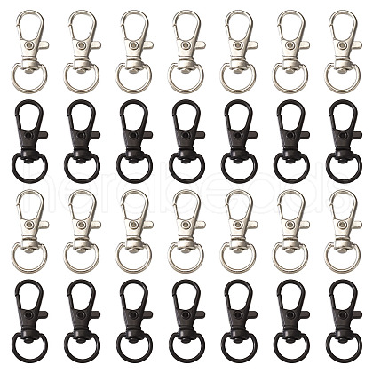 Craftdady Alloy Swivel Lobster Claw Clasps PALLOY-CD0001-04-1