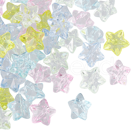SUNNYCLUE Transparent Acrylic Beads MACR-SC0001-57B-1