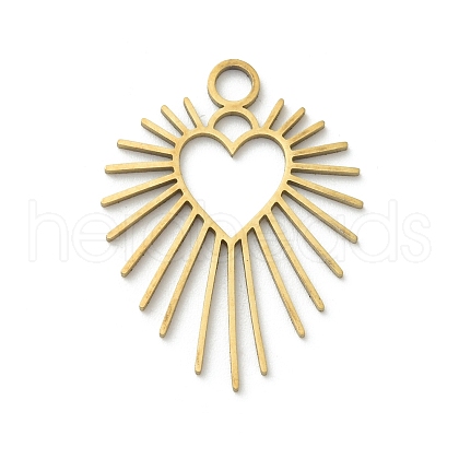 201 Stainless Steel Pendants STAS-I332-12G-1