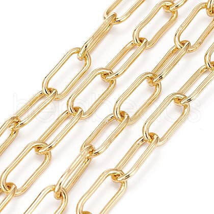 Brass Paperclip Chains CHC-G007-01G-01-1