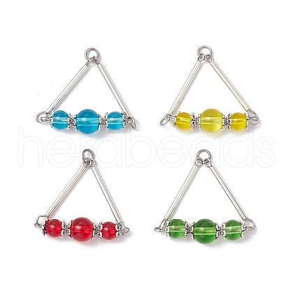 Transparent Glass Pendants PALLOY-JF03578-1