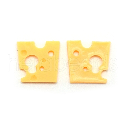 Opaque Resin Cabochons CRES-WH0013-01-1