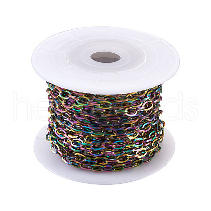 PVD Vacuum Plating 304 Stainless Steel Cable Chains CHS-TA0001-03MC-1
