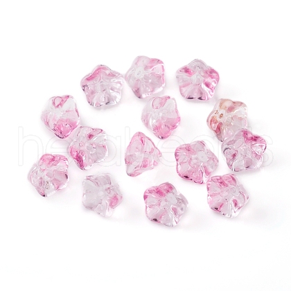 Electroplate Glass Beads EGLA-I012-B08-1
