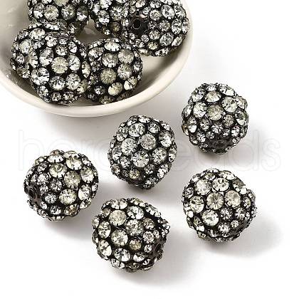 Brass Rhinestone Beads RB-J023-1
