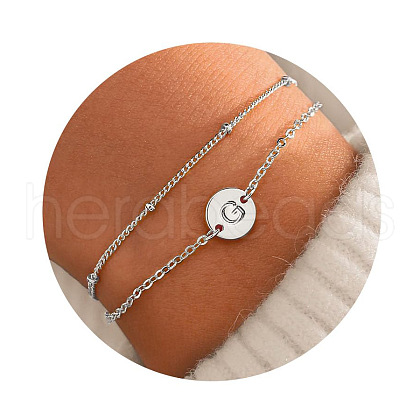 201 Stainless Steel Multi-strand Bracelets FS-WG545AB-04-1