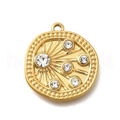 304 Stainless Steel Pendants STAS-E545-09G-1