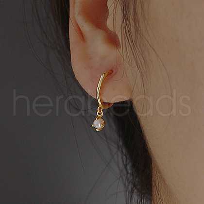 Simple Round S925 Sterling Silver Hoop Earrings TS0861-1-1
