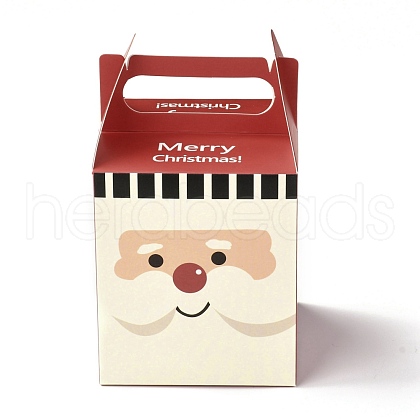 Christmas Theme Paper Fold Gift Boxes CON-G011-01B-1