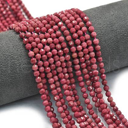Natural Rhodonite Beads Strands G-A260-A26-01-1