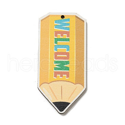 Wood Pendant WOOD-H107-04-11-1