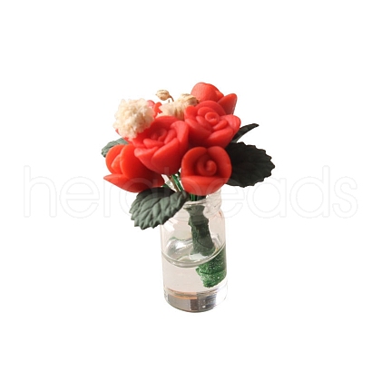 Miniature Rose Potted Plant Flower Arrangement PW-WG52079-03-1