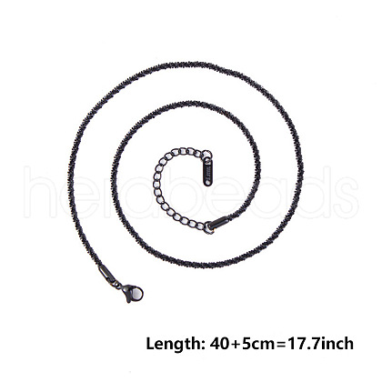 Unisex 304 Stainless Steel Chains Necklaces PX8317-4-1