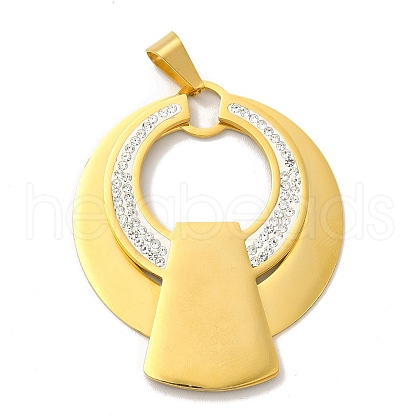 Ion Plating(IP) 304 Stainless Steel Pendants STAS-E184-12G-1